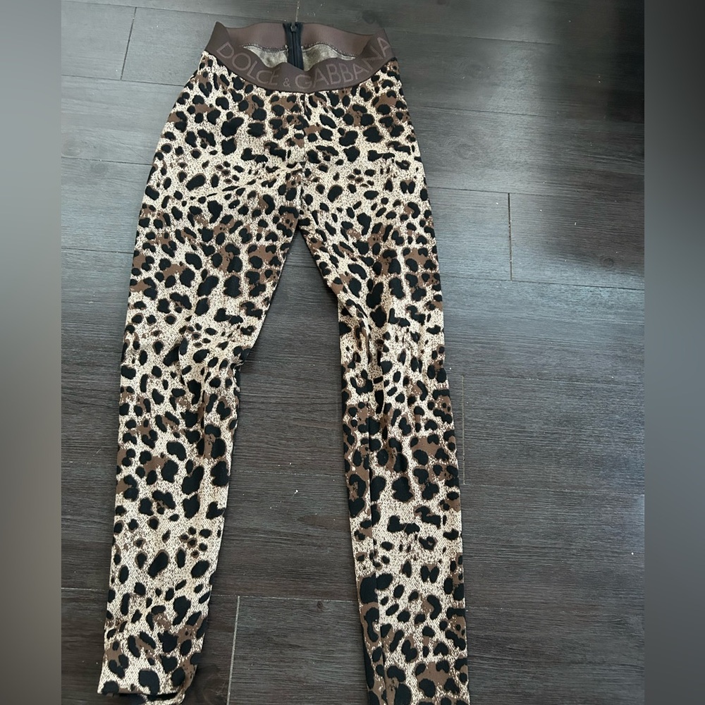Dolce & Gabbana  Animal Print Leggings